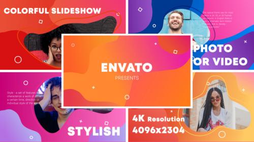 Videohive - Colorful Slideshow || FCPX - 33399728 - 33399728