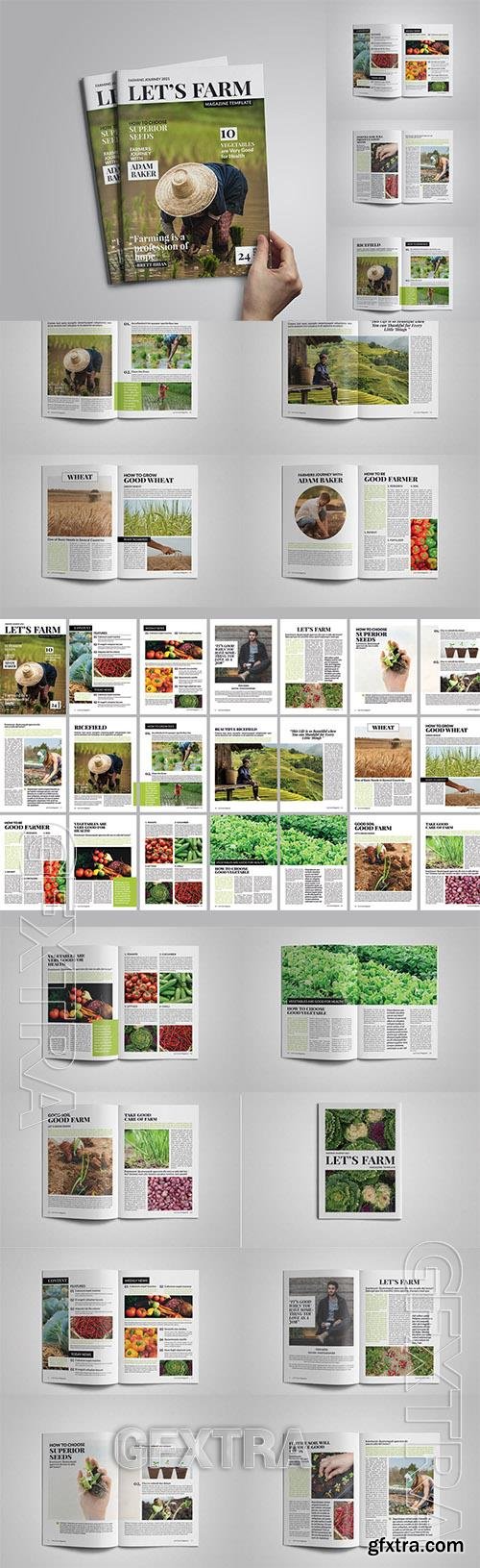 Let's Farm Magazine Template E3KCZJZ