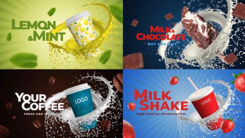 Videohive - Coffee, Soda, Milkshake, Any Food MOGRT - 33410002 - 33410002