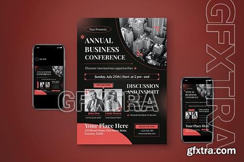 Business Conference Flyer Set ZW8V2UP