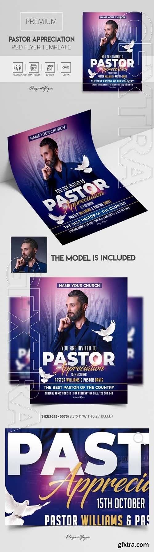 Pastor Appreciation Premium PSD Flyer Template