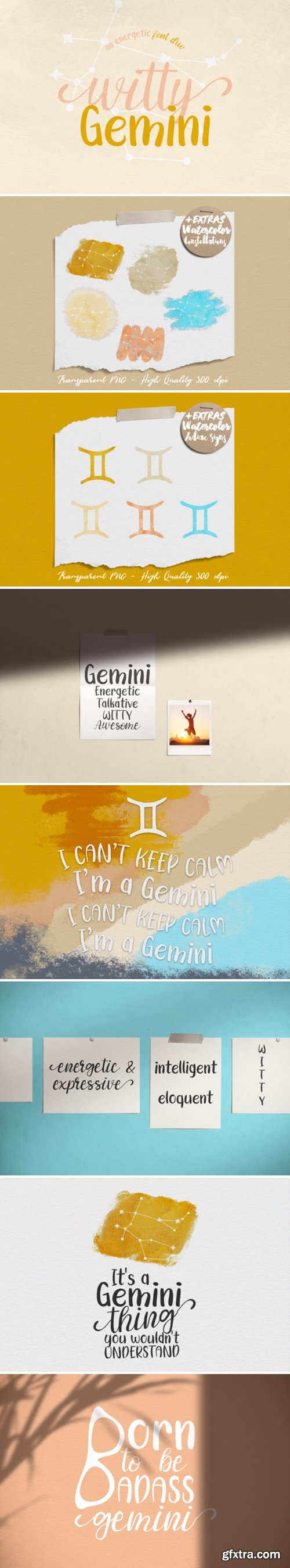 Witty Gemini Duo Font