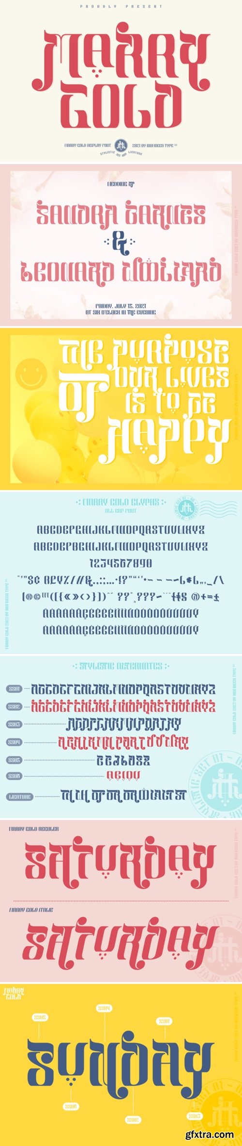 Marry Gold Font