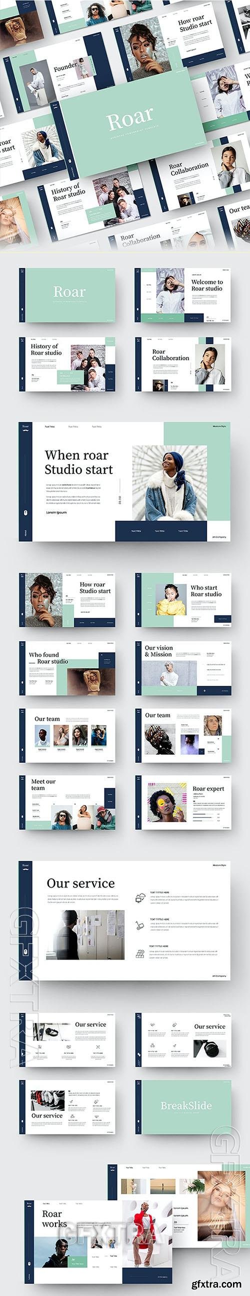 Roar - Business Powerpoint, Keynote and Google Slides Template