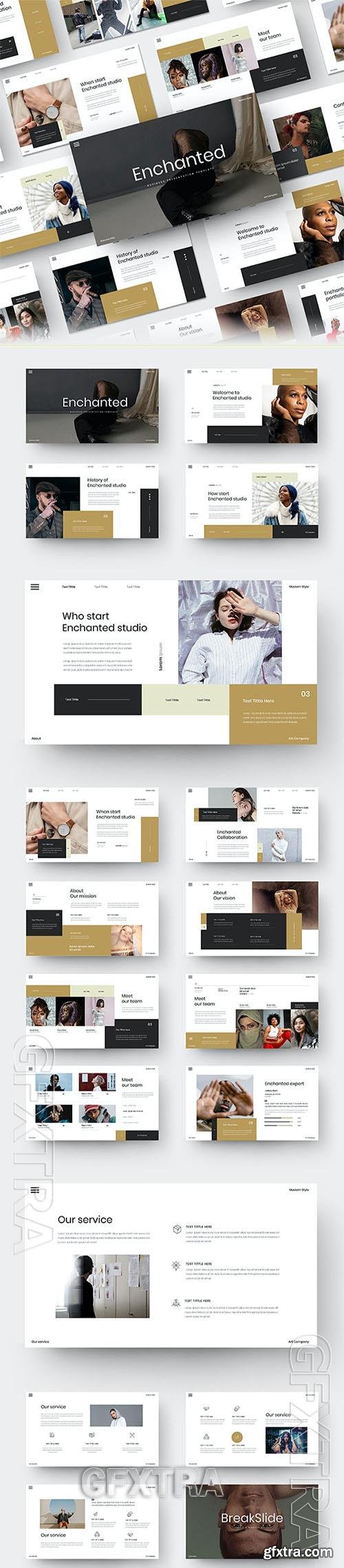 Enchanted - Business Powerpoint, Keynote and Google Slides Template