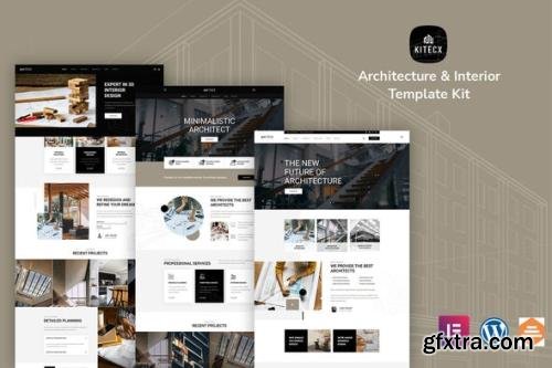 ThemeForest - Kitecx v1.0.0 - Architecture & Interior Elementor Template Kit - 33387915