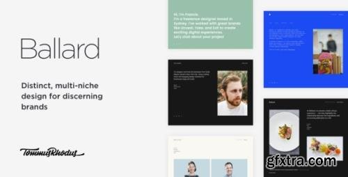 ThemeForest - Ballard v1.0.5 - Responsive CV WordPress Theme - 20975839