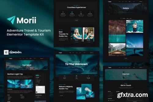 ThemeForest - Morii v1.0.0 - Adventure Travel & Tourism Elementor Template Kit - 33146597