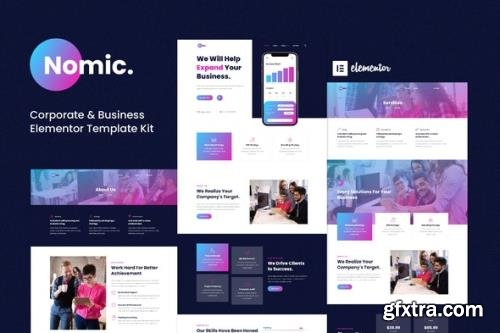 ThemeForest - Nomic v1.0.0 - Corporate & Business Elementor Template Kit - 33264566