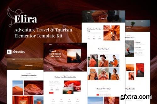 ThemeForest - Elira v1.0.0 - Adventure Travel & Tourism Elementor Template Kit - 33110369