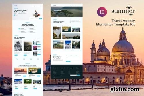 ThemeForest - Summer v1.0.0 - Travel Agency Elementor Template Kit - 33421942