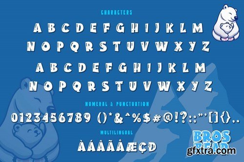 Bros Bear Friendly Logo Font