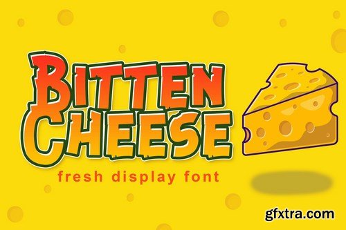 Bitten Cheese Advertisement Font