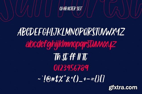 Sulfforest Handwritten Display Font