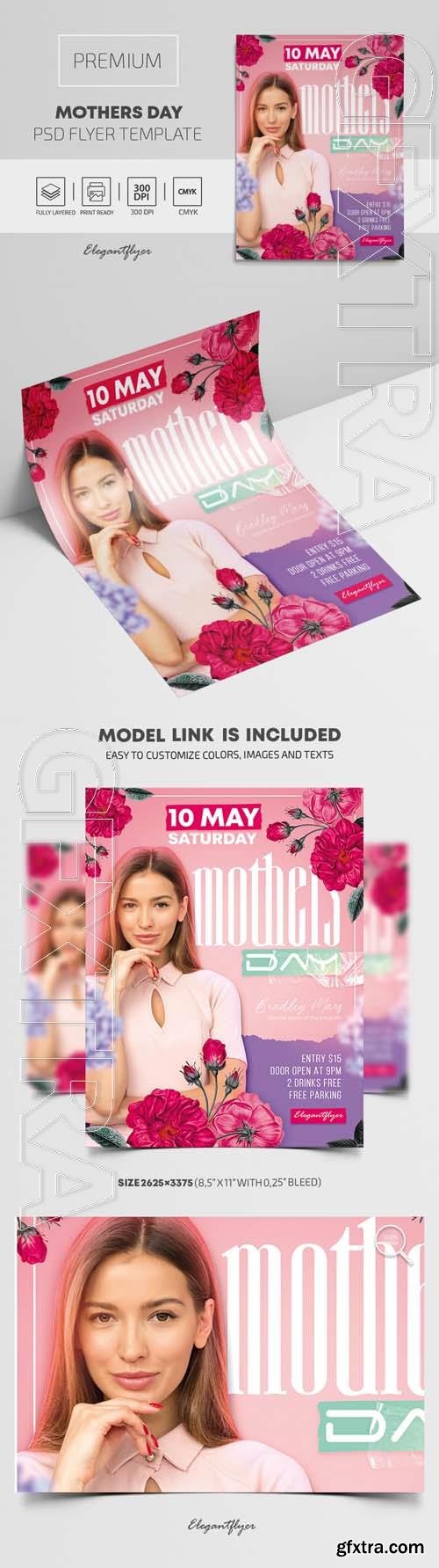 Mothers Day Premium PSD Flyer Template