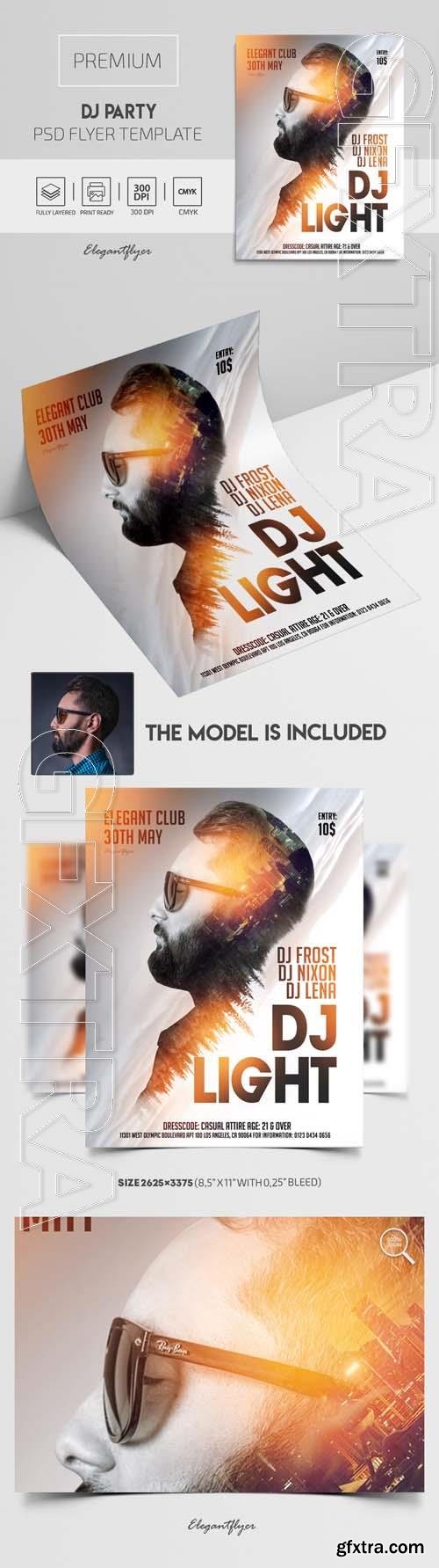 DJ Party Premium PSD Flyer Template