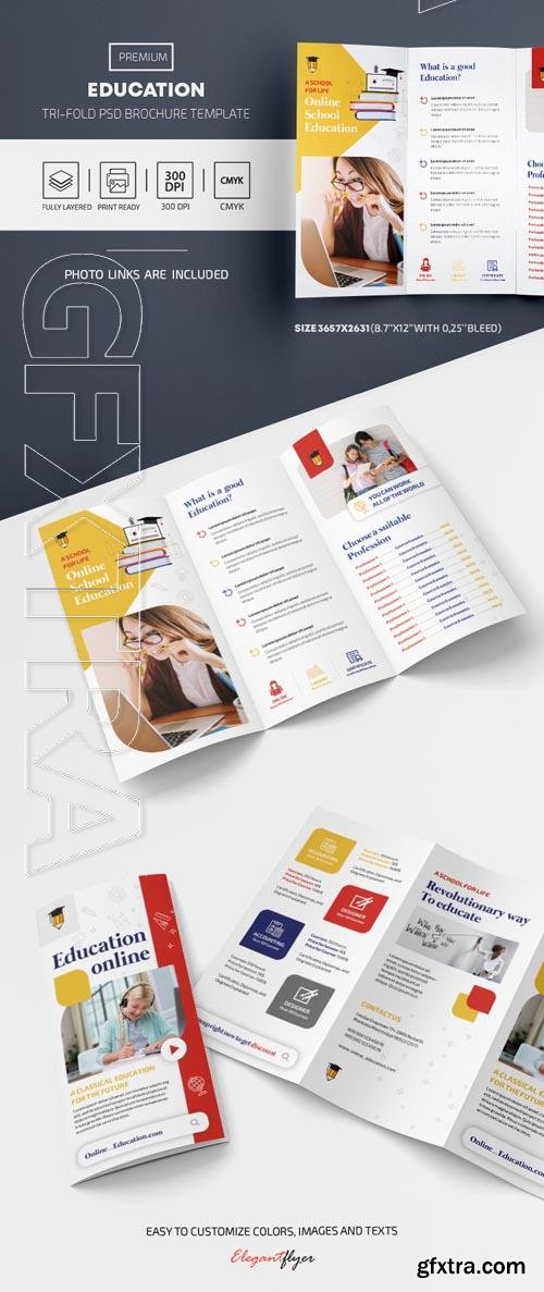 Education Tri Fold Brochure Template