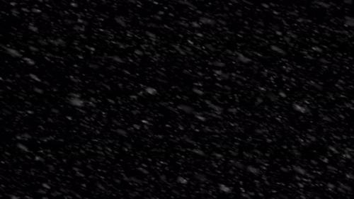 Videohive - 4k Snow Storm. Looped Overlay - 33410096 - 33410096