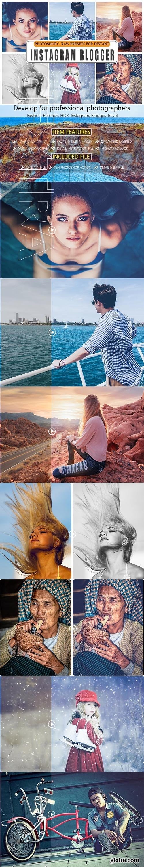 GraphicRiver - Instagram Blogger Photoshop Action 23703815