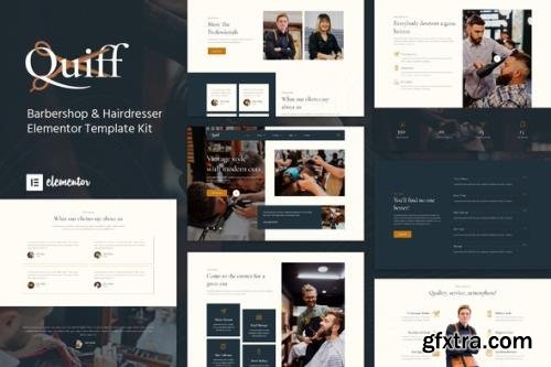 ThemeForest - Quiff v1.0.0 - Barbershop & Hairdresser Elementor Template Kit - 33418503