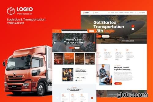 ThemeForest - Logio v1.0.0 - Logistics & Transportation Elementor Template Kit - 33434473