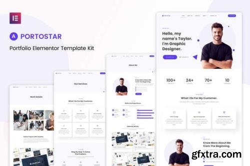 ThemeForest - Portostar v1.0.0 - Personal Portfolio Elementor Template Kit - 33427370