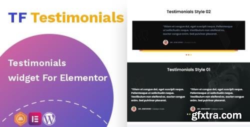 CodeCanyon - Testimonials widget For Elementor v1.0.0 - 32960630