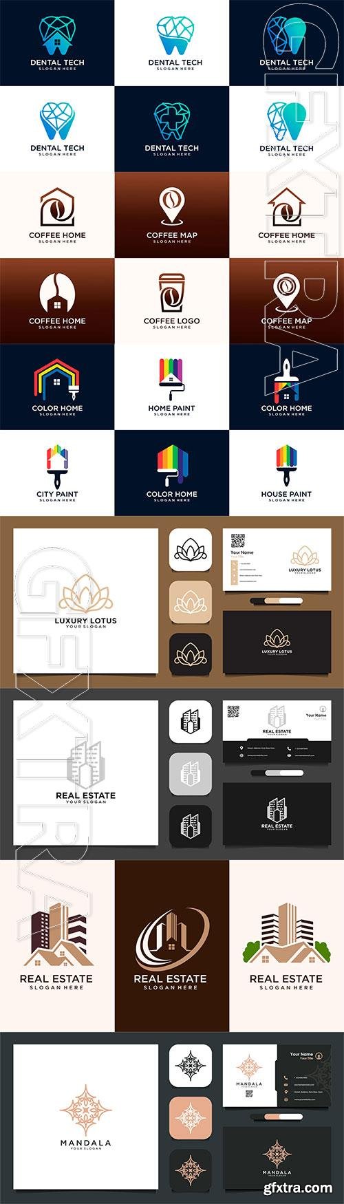 Business card and Logo vector design