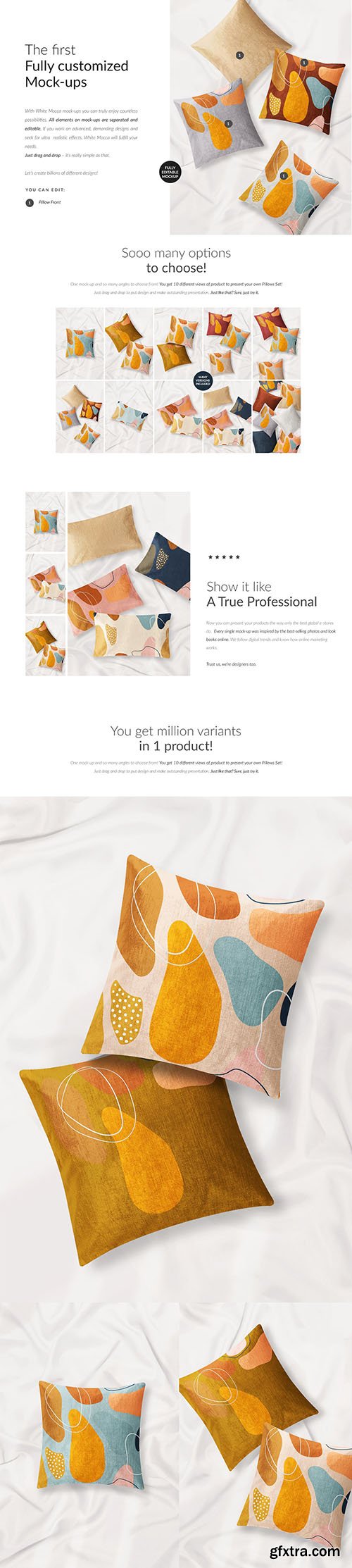 CreativeMarket - Pillows & Bedsheet Mock-ups 6128452