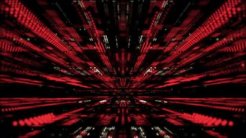 Videohive - Sci Fi Red Background Seamless Loop - 33427641 - 33427641