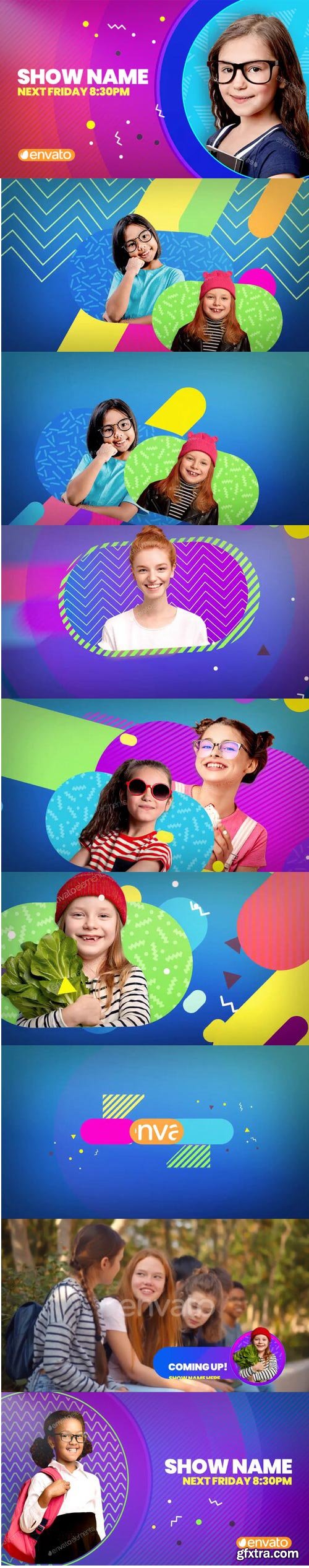 Videohive - 4K Kids Broadcast Package - 32831450