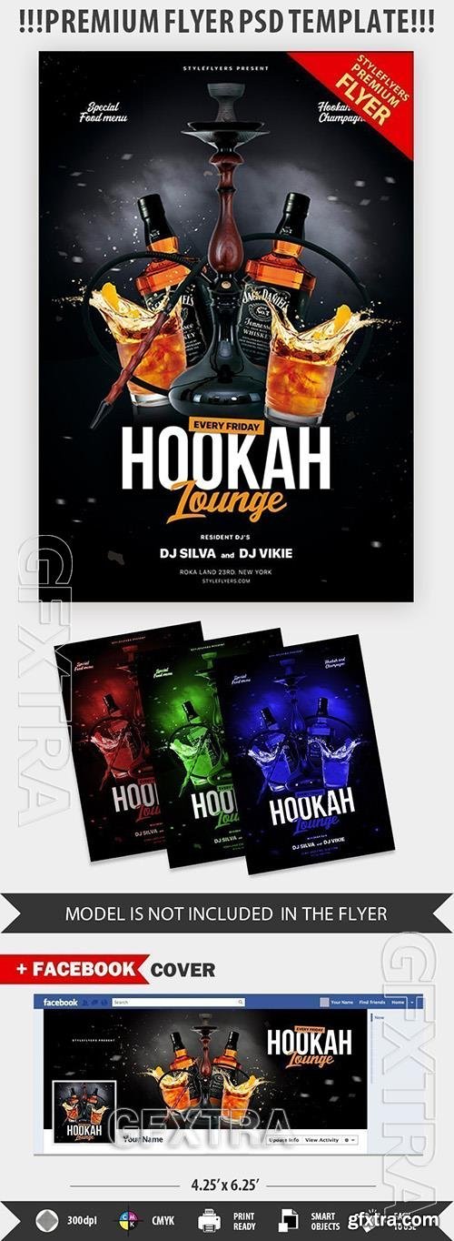 Hookah PSD FlyerTemplate