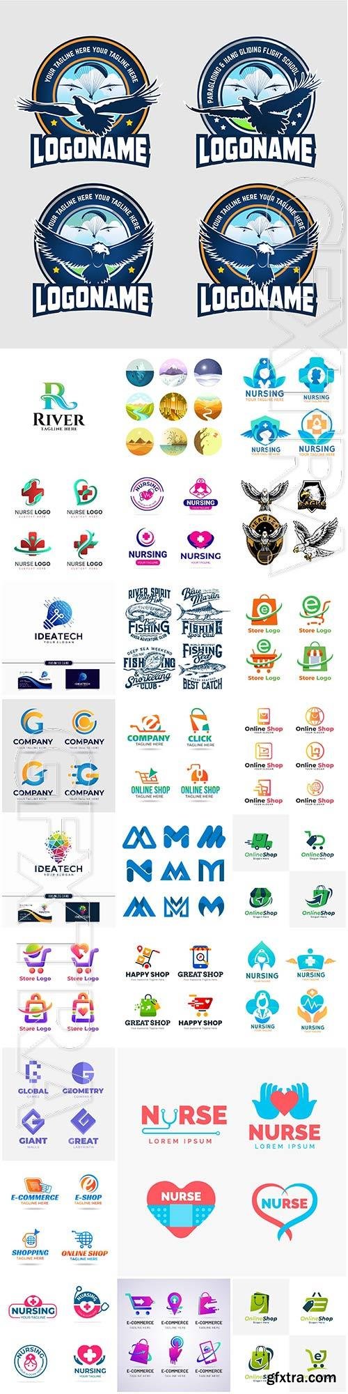 Big set Logo collection vector design vol 3