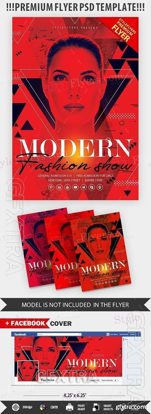 Modern Fashion Show PSD Instagram Post and Story Template
