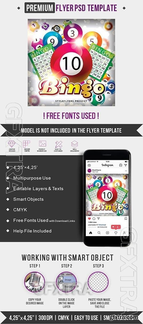 Bingo PSD Flyer Template