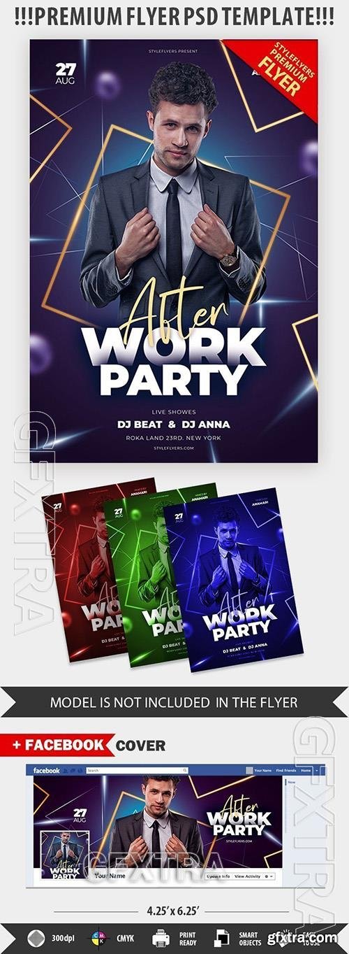 After Work Party PSD Flyer