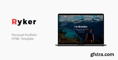 ThemeForest - Ryker v1.0 - Personal Portfolio Template (Update: 13 August 21) - 24819093