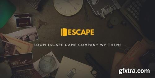 ThemeForest - Escape v2.3 - Room Game Company WP Theme - 15376203