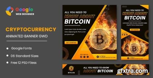 CodeCanyon - Cryptocurrency Bitcoin Animated Banner Google Web Designer v1.0 - 33382023