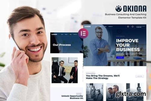 ThemeForest - Okiona v1.0.0 - Business Coaching & Consulting Elementor Template Kit - 33466151