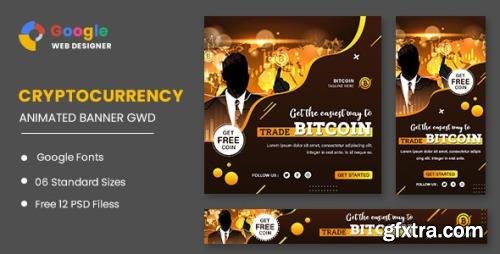 ThemeForest - Bitcoin Cryptocurrency Animated Banner Google Web Designer v1.0 - 33382047