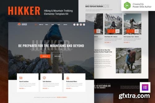 ThemeForest - Hikker v1.0.0 - Hiking & Mountain Trekking Elementor Template Kit - 33468684