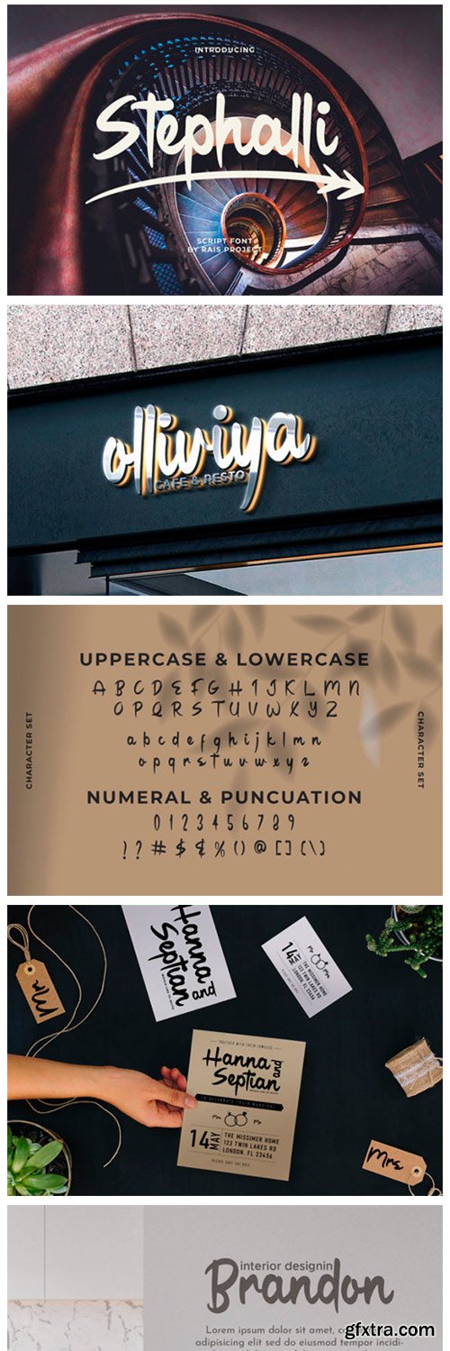 Stephalli Script Font