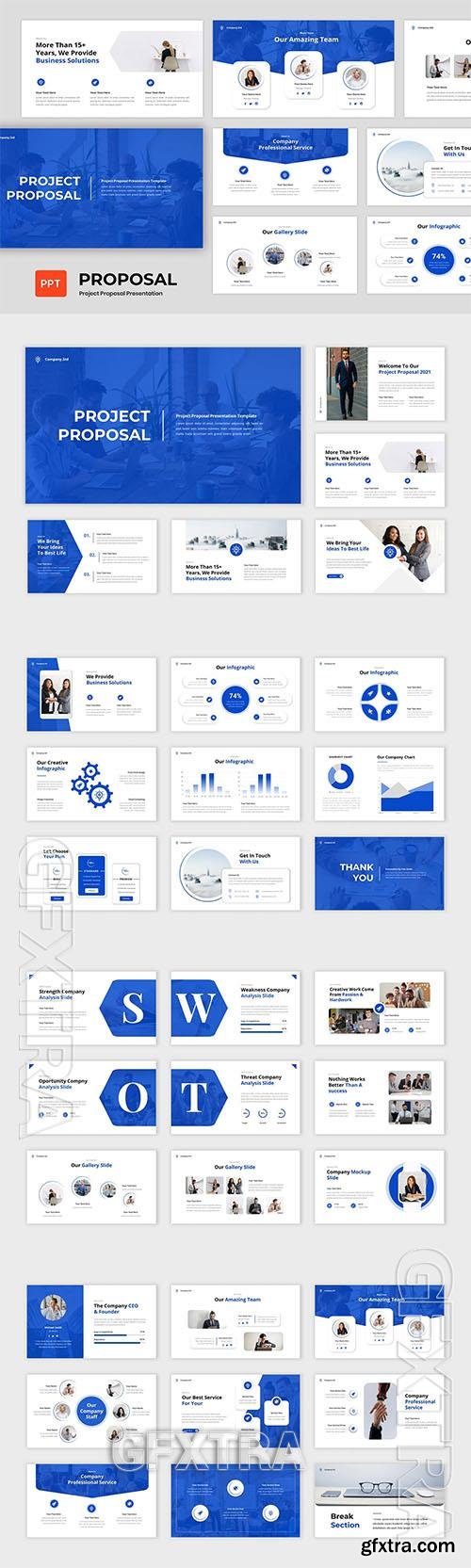 Project Proposal - Business Powerpoint, Keynote and Google Slides Template