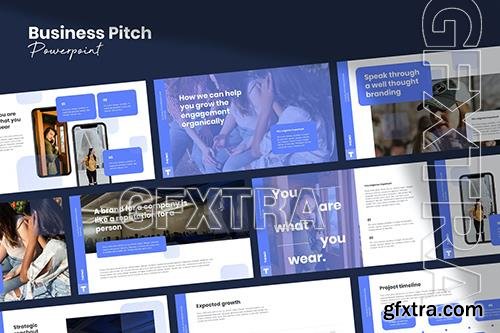 Modern Tech Pitch Powerpoint and Google Slides Template