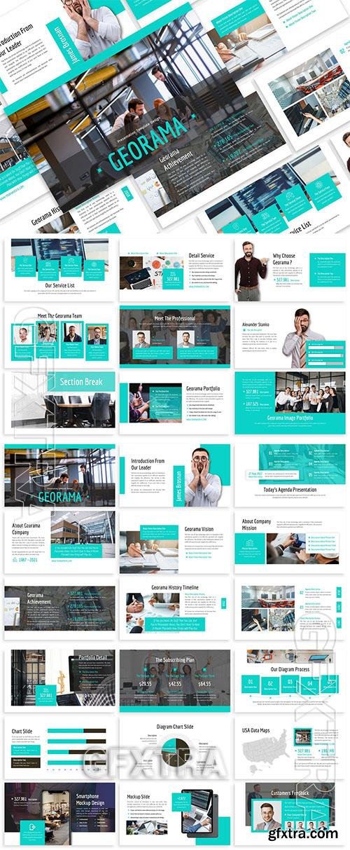 Georama - Business Template Prensentation YYPTQDB