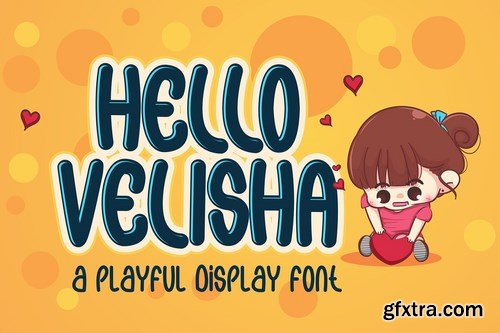 Hello Velisha - Playful Kids Font