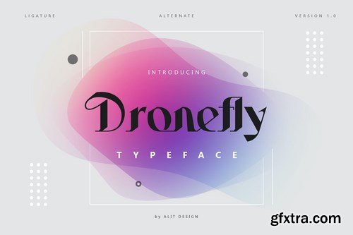 Dronefly Typeface