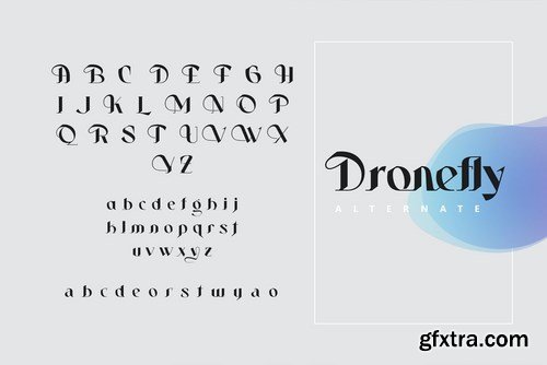 Dronefly Typeface