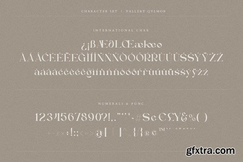 Vallery Qylmor Modern Business Font